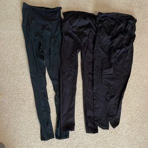 Maternity leggings- 3 pairs
